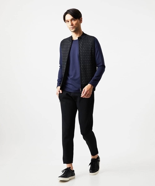 MICHEL KLEIN HOMME (ミッシェルクランオム)の「【セットアップ】ニットジョガーパンツ(デニムパンツ・メンズ・ブラック/ライトグレー/ブラウン・MEDIUM/LARGE/X-LARGE)」の14枚目の写真