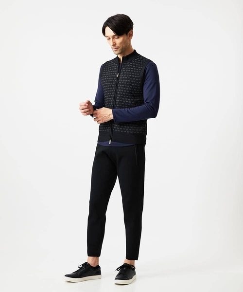MICHEL KLEIN HOMME (ミッシェルクランオム)の「【セットアップ】ニットジョガーパンツ(デニムパンツ・メンズ・ブラック/ライトグレー/ブラウン・MEDIUM/LARGE/X-LARGE)」の16枚目の写真