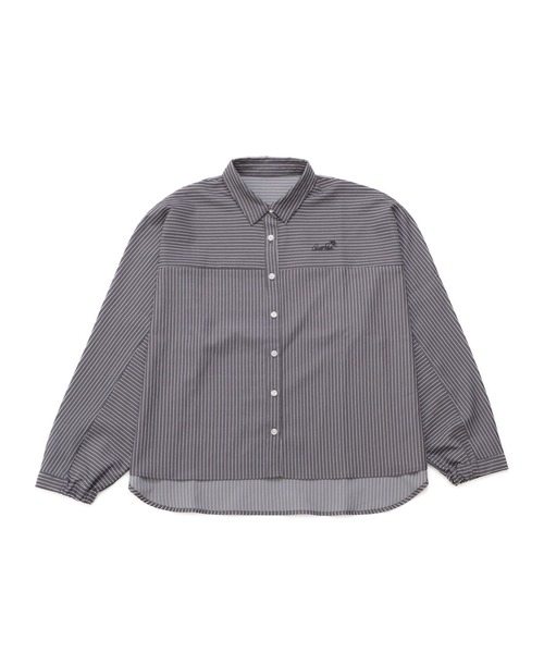 Arnold Palmer（アーノルドパーマー）の「イージーケア ストライプ シャツブラウス（シャツ/ブラウス・レディース・ブラック/ブルー/サックスブルー・L/M/S）」の14枚目の写真