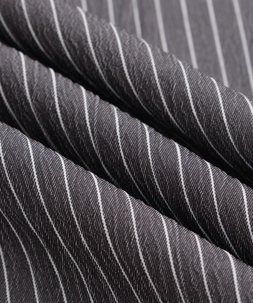 Arnold Palmer（アーノルドパーマー）の「イージーケア ストライプ シャツブラウス（シャツ/ブラウス・レディース・ブラック/ブルー/サックスブルー・L/M/S）」の4枚目の写真