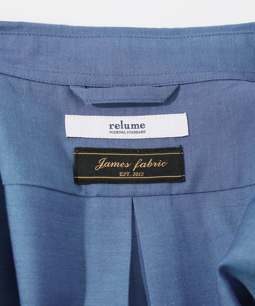 JOURNAL STANDARD relume（ジャーナルスタンダード　レリューム）の「JAMES FABRIC / ジェームスファブリック ウールブレンド シャツ（シャツ/ブラウス・メンズ・オレンジ/グレー/コバルトブルー/カーキ・MEDIUM/LARGE）」の19枚目の写真