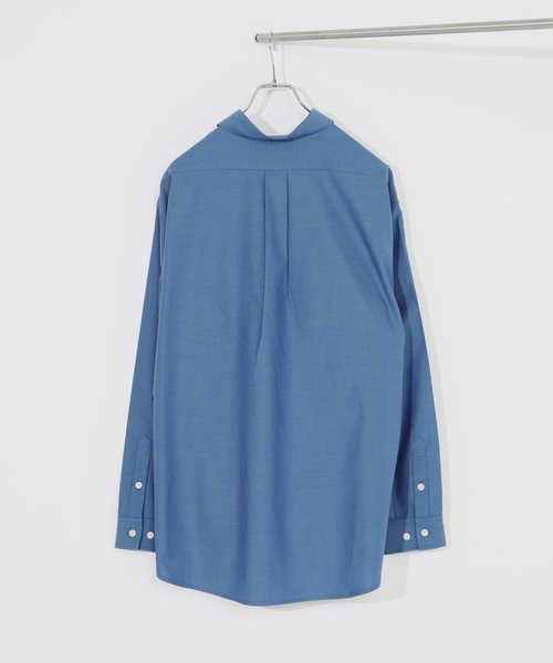 JOURNAL STANDARD relume（ジャーナルスタンダード　レリューム）の「JAMES FABRIC / ジェームスファブリック ウールブレンド シャツ（シャツ/ブラウス・メンズ・オレンジ/グレー/コバルトブルー/カーキ・MEDIUM/LARGE）」の21枚目の写真