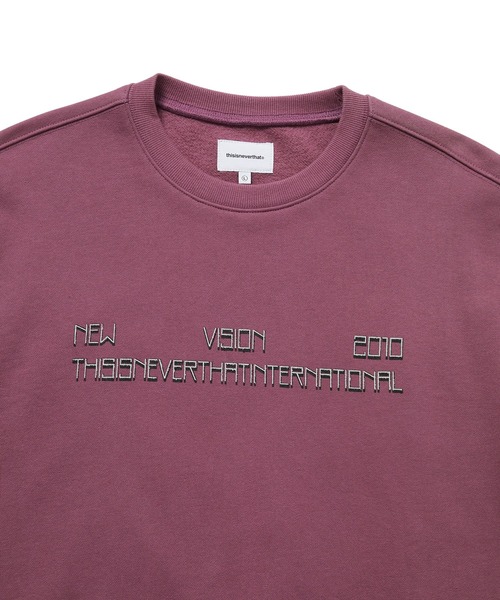 thisisneverthat(ディスイズネバーザット)の「NEW VISION 2010 Crewneck(スウェット・メンズ・ダークグリーン/フューシャピンク/ヘザーグレー・L/M/S/XL)」の10枚目の写真