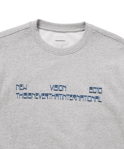 thisisneverthat(ディスイズネバーザット)の「NEW VISION 2010 Crewneck(スウェット・メンズ・ダークグリーン/フューシャピンク/ヘザーグレー・L/M/S/XL)」の4枚目の写真