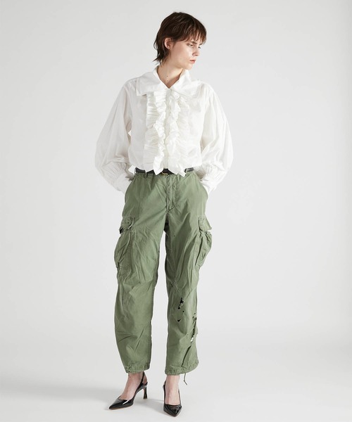 crinkle crinkle crinkle】double collar frill blouse/ダブル