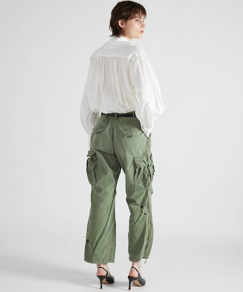 crinkle crinkle crinkle】double collar frill blouse/ダブルカラー