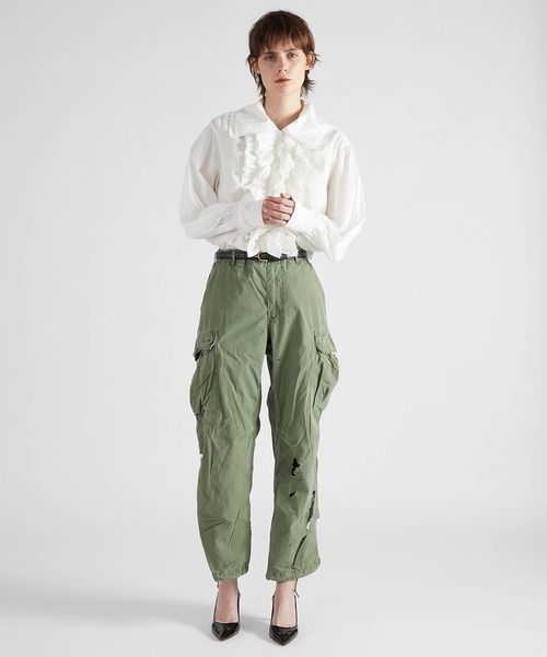 crinkle crinkle crinkle】double collar frill blouse/ダブル