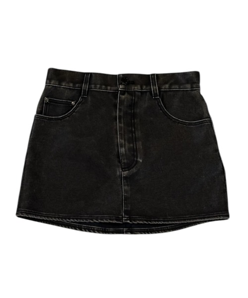 ピグメントフェイクレザータイトミニスカート（スカート）｜ACLENT