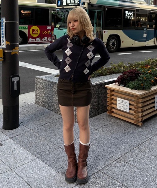 ACLENT コーデュロイタックミニスカートXS コーデュロイタックミニスカート｜ACLENT（アクレント）