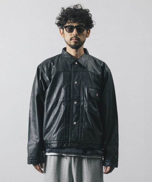 セール】Firsthand/ファーストハンド リラックスフィット レザー