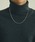 TEN.�i�e���j�́uSILVER925 18KGP �G���v�X�R���r�`�F�[���l�b�N���X-M-�i�l�b�N���X�j�v�b�V���o�[×�S�[���h