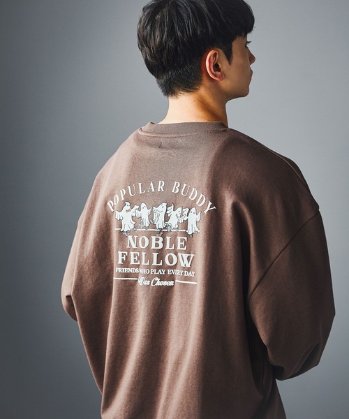 LAKOLE(ラコレ)の「オバケ裏毛プルオーバー / 594027(スウェット・メンズ・オフホワイト/ブラック/ネイビー/ブラウン/グレー/グリーン・X-LARGE/MEDIUM/LARGE)」の4枚目の写真