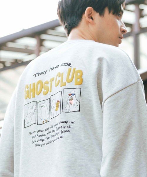 LAKOLE(ラコレ)の「オバケ裏毛プルオーバー / 594027(スウェット・メンズ・オフホワイト/ブラック/ネイビー/ブラウン/グレー/グリーン・X-LARGE/MEDIUM/LARGE)」の3枚目の写真