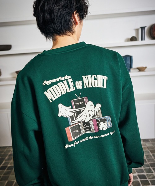 LAKOLE(ラコレ)の「オバケ裏毛プルオーバー / 594027(スウェット・メンズ・オフホワイト/ブラック/ネイビー/ブラウン/グレー/グリーン・X-LARGE/MEDIUM/LARGE)」の5枚目の写真