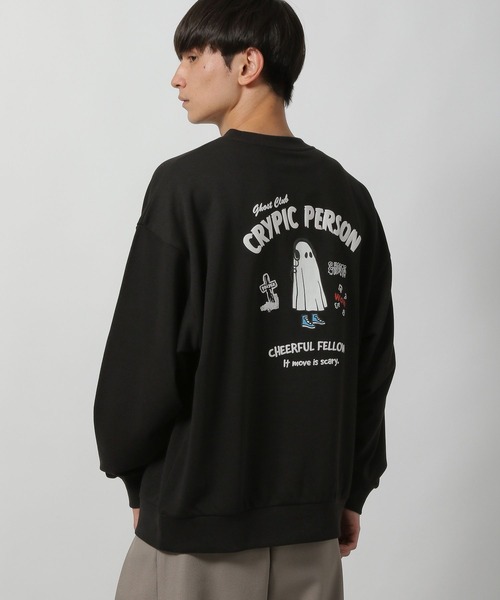 完売品 新品タグ付 リフレクティブロゴウインドクルーネック プルオーバー 黒 Ｌ LAKOLE（ラコレ） tシャツ ピグメントパッチロゴプルオーバー / 147686