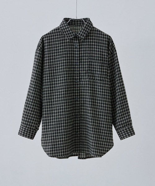 SFC ストライプフォークリエイティブ フランネルシャツ ウィンドウペンチェック L.L.Bean シャツ シェルパ・ラインド・スコッチ・プラッド・フランネル