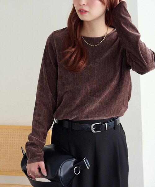 杢ベロアプルオーバー（Tシャツ/カットソー）｜DISCOAT（ディスコート