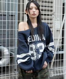 WEGO/2WAYグラフィックワンショルBIGニット