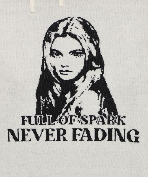 WEGO(ウィゴー)の「WEGO/2WAYグラフィックワンショルBIGニット(ニット/セーター・レディース・その他1/その他3/その他2/その他4・FREE)」の7枚目の写真