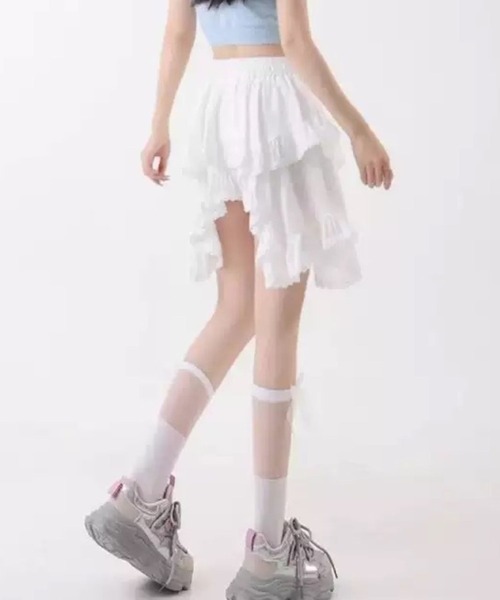 SPIGA（スピーガ）の「ｲﾚｷﾞｭﾗｰﾍﾑﾌﾚｱﾐﾆｽｶｰﾄ（スカート・レディース・ブラック/ホワイト・SMALL/MEDIUM/LARGE/X-LARGE）」の10枚目の写真