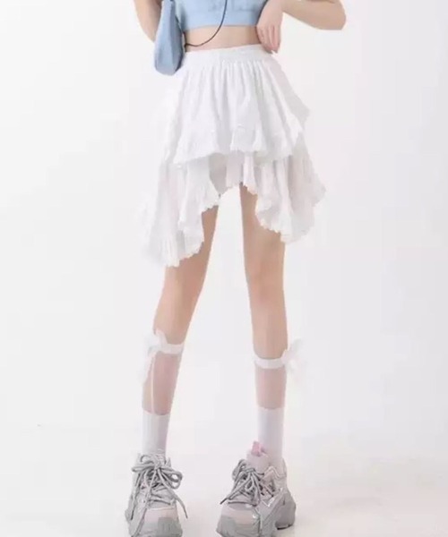 SPIGA（スピーガ）の「ｲﾚｷﾞｭﾗｰﾍﾑﾌﾚｱﾐﾆｽｶｰﾄ（スカート・レディース・ブラック/ホワイト・SMALL/MEDIUM/LARGE/X-LARGE）」の9枚目の写真