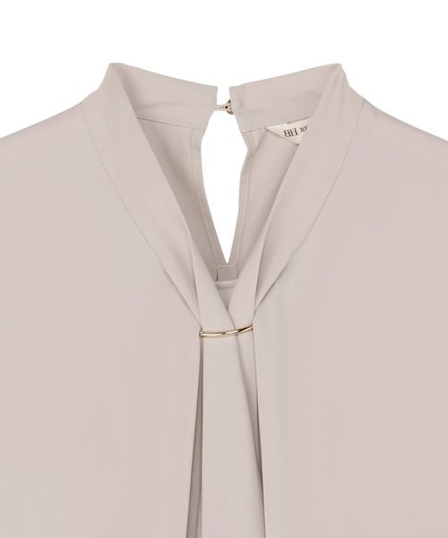 TOKYO SHIRTS（トウキョウシャツ）の「シルキーサテン パーツ付ボウタイ ブラウス（シャツ/ブラウス・レディース・ホワイト/パープル/ベージュ・M/L）」の20枚目の写真