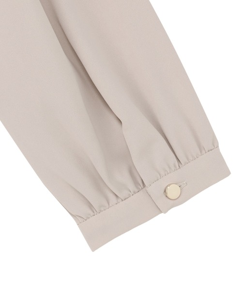 TOKYO SHIRTS（トウキョウシャツ）の「シルキーサテン パーツ付ボウタイ ブラウス（シャツ/ブラウス・レディース・ホワイト/パープル/ベージュ・M/L）」の21枚目の写真