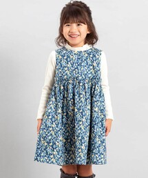 BeBe | 【お揃い】オンフルールフラワープリントジャンパースカート(80~150cm)(ジャンパースカート)