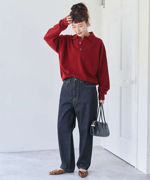 Spick & Span（スピックアンドスパン）の「《WEB限定 / 追加2》RED CARD TOKYO / レッドカード トーキョー JAZZ（デニムパンツ・レディース・ネイビー/ブラック系その他・23/24/25/26）」の6枚目の写真