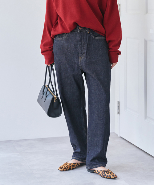 Spick & Span（スピックアンドスパン）の「《WEB限定 / 追加2》RED CARD TOKYO / レッドカード トーキョー JAZZ（デニムパンツ・レディース・ネイビー/ブラック系その他・23/24/25/26）」の16枚目の写真