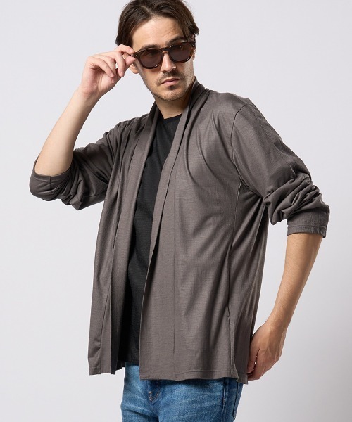 wjk】back pilelight H-Sプルオーバー Tシャツカーディガン wjk】back pilelight H-Sプルオーバー Tシャツカーディガン