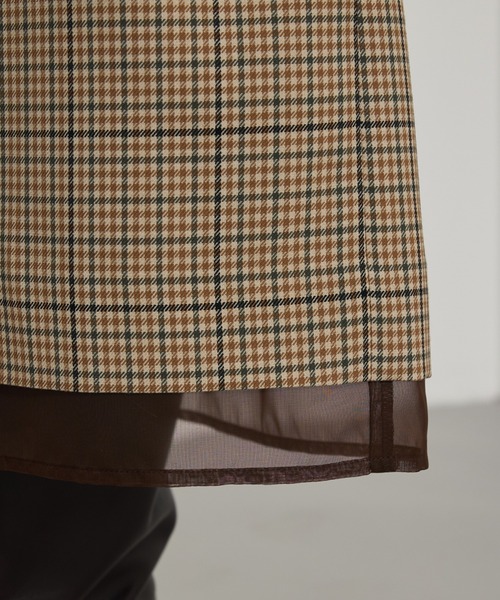 qualite（カリテ）の「TWツイルチェックワンピース/秋服/冬服/オフィスカジュアル（ワンピース・レディース・ベージュ・38/36）」の13枚目の写真