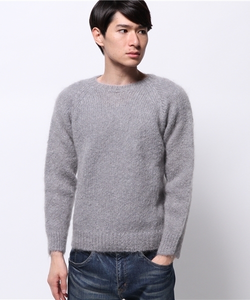 Hurley (ハーレー)の「【Harley】solid crewneck(ニット/セーター・メンズ・ホワイト/ネイビー/キャメル/グレー/グリーン・40/38)」の2枚目の写真