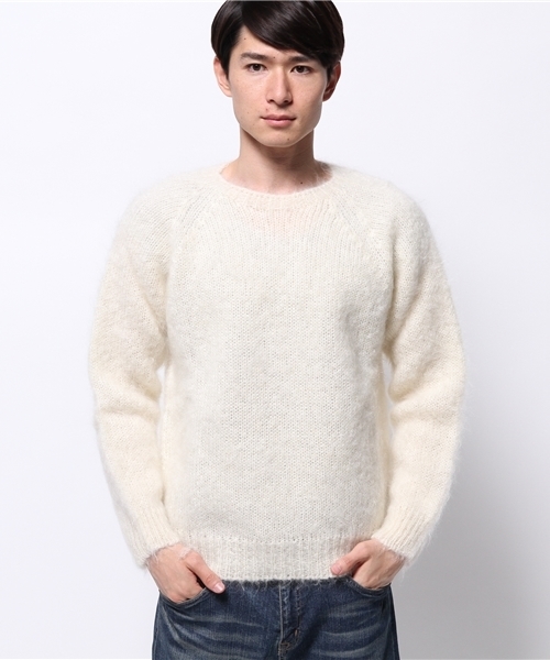 Hurley (ハーレー)の「【Harley】solid crewneck(ニット/セーター・メンズ・ホワイト/ネイビー/キャメル/グレー/グリーン・40/38)」の1枚目の写真