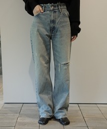 CLANE SQUARE SLEEVE DENIM ALL IN ONE（サロペット