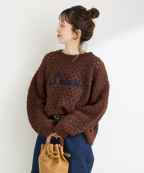 スピックアンドスパン手洗い可 / フェザーヤーンハーフスリーブ