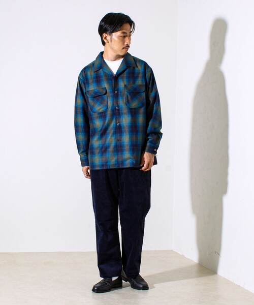 PENDLETON】-Crafted in Japan- Open Collar Shirt（シャツ/ブラウス