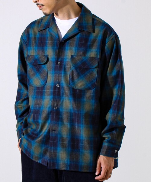 PENDLETON】-Crafted in Japan- Open Collar Shirt（シャツ/ブラウス