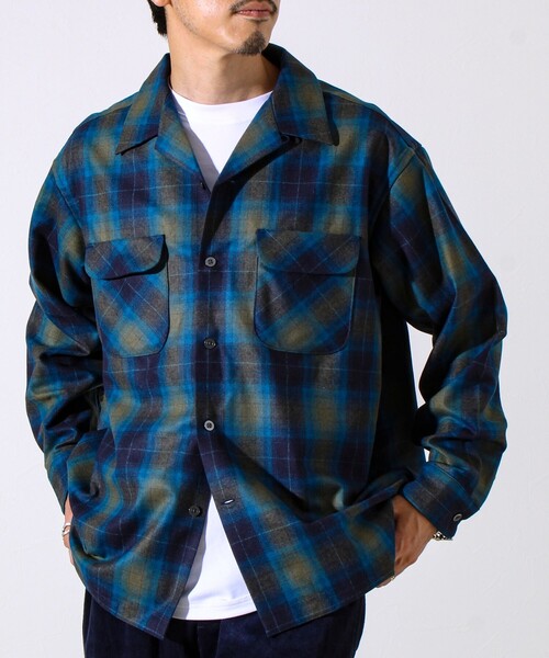 ペンデルトン　キルティングシャツ　青　PENDLETON PENDLETON（ペンドルトン）の「【PENDLETON】-Crafted in Japan- Open