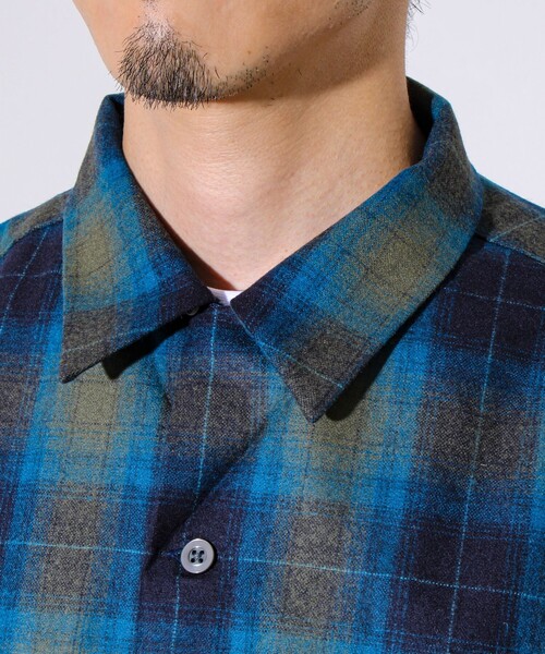 PENDLETON】-Crafted in Japan- Open Collar Shirt（シャツ/ブラウス