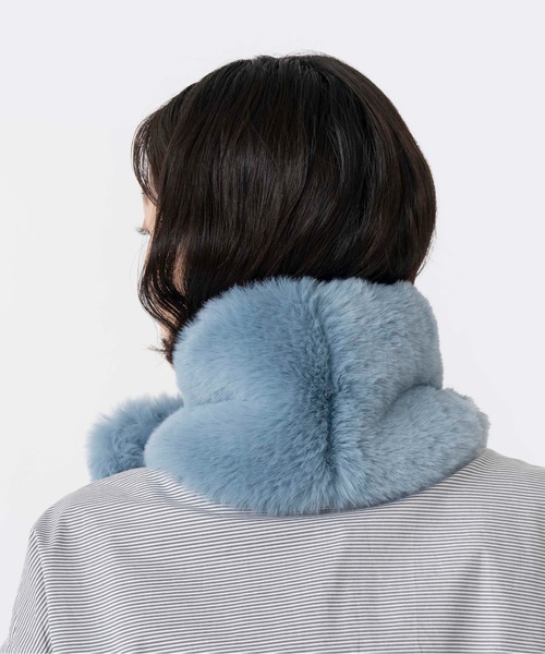 Casselini（キャセリーニ）の「Casselini(キャセリーニ)ミニリボンティペット（マフラー・レディース・ホワイト/レッド/グレー/ブルー/オフホワイト/ベージュ/ブラック/ネイビー・FREE）」の16枚目の写真