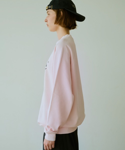 BROKEN BASE（ブロークンベース）の「B.Base Logo Crewneck Sweat / B.Baseロゴクルーネックスウェット（スウェット・メンズ・ヘザーグレー/ブラック/エメラルド/ライトピンク/ホワイト/ネイビー・SMALL/MEDIUM/LARGE）」の22枚目の写真