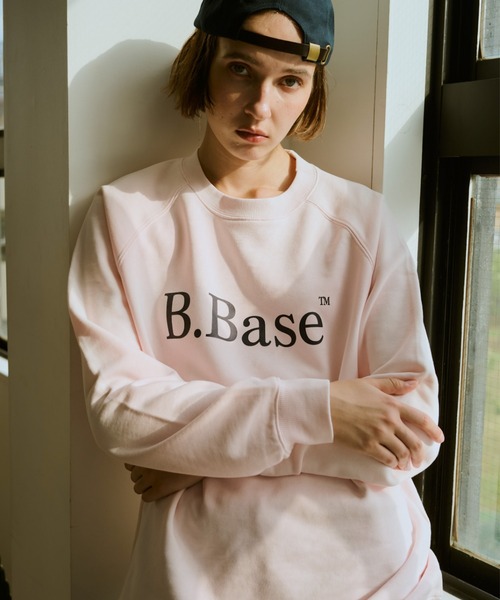 B.Base Logo Crewneck Sweat / B.Baseロゴクルーネックスウェット