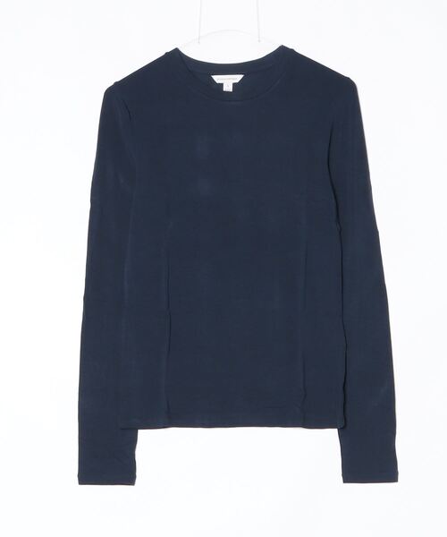 Banana Republic（バナナリパブリック）の「リュクス ウールブレンド クルーネックTシャツ（Tシャツ/カットソー・レディース・アイボリー/チャコールグレー/ブラウン/ネイビー・XS/L/S/M）」の10枚目の写真