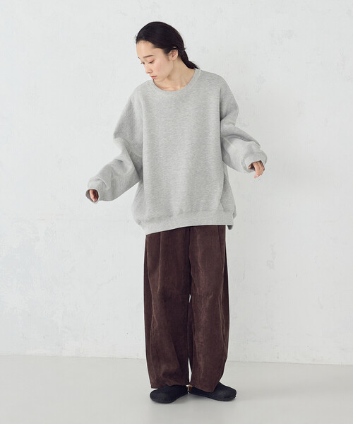 ONIGIRI（オニギリ）の「コーデュロイ カービーパンツ / セットアップ対応（その他パンツ・レディース・ブラウン/ベージュ・MEDIUM）」の11枚目の写真