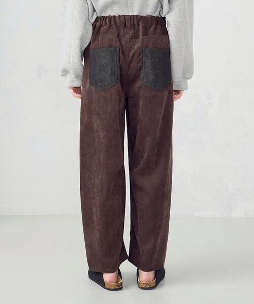 ONIGIRI（オニギリ）の「コーデュロイ カービーパンツ / セットアップ対応（その他パンツ・レディース・ブラウン/ベージュ・MEDIUM）」の6枚目の写真