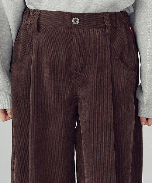 ONIGIRI（オニギリ）の「コーデュロイ カービーパンツ / セットアップ対応（その他パンツ・レディース・ブラウン/ベージュ・MEDIUM）」の7枚目の写真