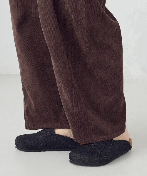 ONIGIRI（オニギリ）の「コーデュロイ カービーパンツ / セットアップ対応（その他パンツ・レディース・ブラウン/ベージュ・MEDIUM）」の9枚目の写真