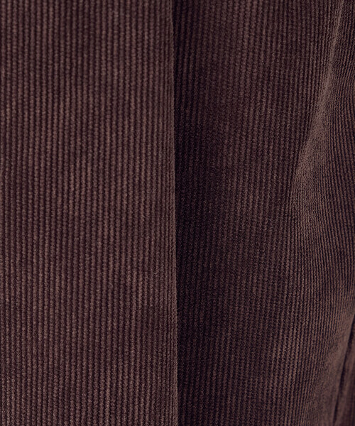 ONIGIRI（オニギリ）の「コーデュロイ カービーパンツ / セットアップ対応（その他パンツ・レディース・ブラウン/ベージュ・MEDIUM）」の3枚目の写真