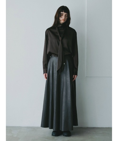 セール】エコレザーマキシフレアスカート（スカート）｜HER.（ハー）の